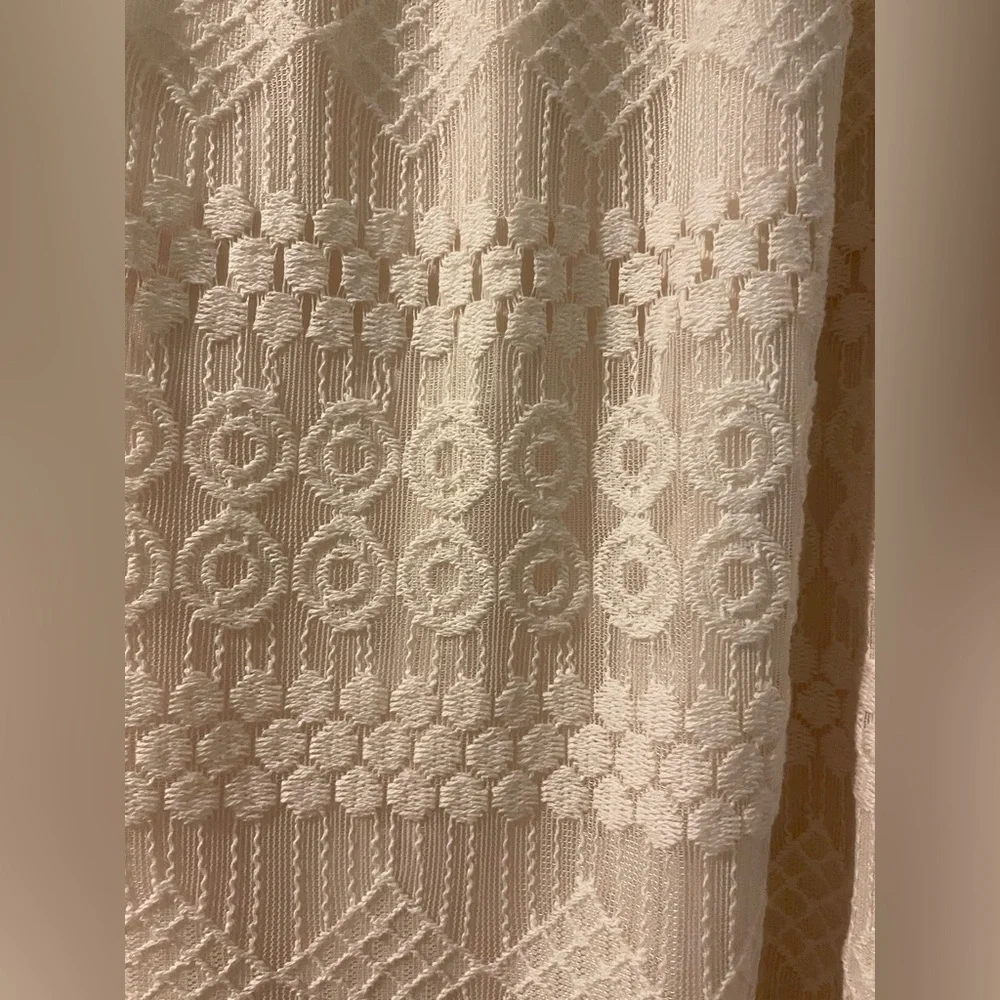 MISS PINKY ivory lace maxi skirt-medium NWT - Picture 2 of 6
